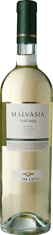 11,95 € 免费送货 | 白酒 Fontana Candida Malvasia Puntinata I.G.T. Lazio 拉齐奥 意大利 Malvasia del Lazio 瓶子 75 cl