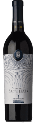45,95 € Бесплатная доставка | Красное вино Fontanafredda Coste Rubin D.O.C.G. Barbaresco Пьемонте Италия Nebbiolo бутылка 75 cl