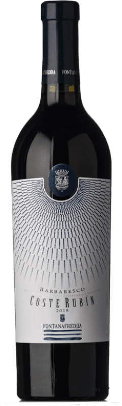 45,95 € Free Shipping | Red wine Fontanafredda Coste Rubin D.O.C.G. Barbaresco Piemonte Italy Nebbiolo Bottle 75 cl