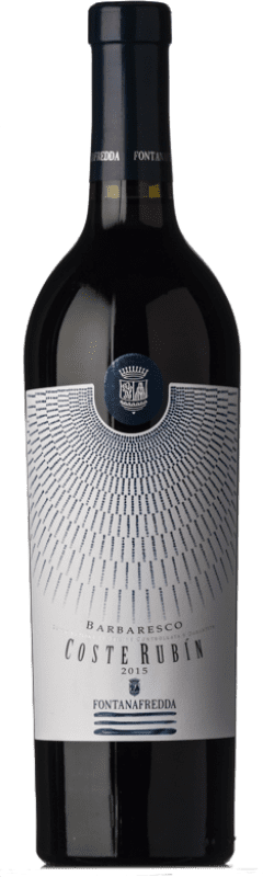 42,95 € Envio grátis | Vinho tinto Fontanafredda Coste Rubin D.O.C.G. Barbaresco Piemonte Itália Nebbiolo Garrafa 75 cl