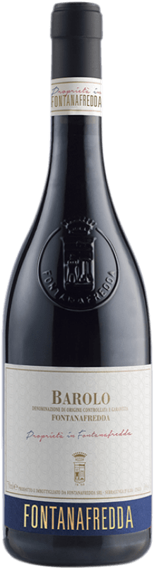 67,95 € Бесплатная доставка | Красное вино Fontanafredda D.O.C.G. Barolo Пьемонте Италия Nebbiolo — Неббиоло Бутылка 75 cl