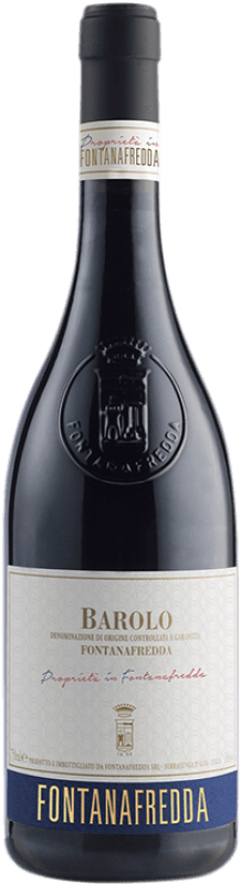 79,95 € Spedizione Gratuita | Vino rosso Fontanafredda D.O.C.G. Barolo Piemonte Italia Nebbiolo Bottiglia 75 cl