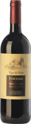 59,95 € Free Shipping | Red wine Fontodi Gran Selezione Vigna del Sorbo D.O.C.G. Chianti Classico Tuscany Italy Cabernet Sauvignon, Sangiovese Bottle 75 cl