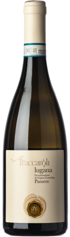 13,95 € Spedizione Gratuita | Vino bianco Fraccaroli Pansere D.O.C. Lugana lombardia Italia Trebbiano di Lugana Bottiglia 75 cl