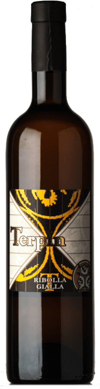 36,95 € Envio grátis | Vinho branco Franco Terpin I.G.T. Delle Venezie Friuli-Venezia Giulia Itália Ribolla Gialla Garrafa 75 cl
