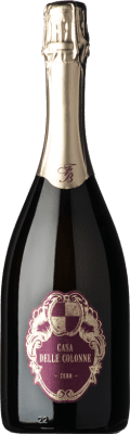 64,95 € Бесплатная доставка | Белое игристое Fratelli Berlucchi Casa delle Colonne Zero Природа Брута D.O.C.G. Franciacorta Ломбардии Италия Chardonnay, Pinot White бутылка 75 cl