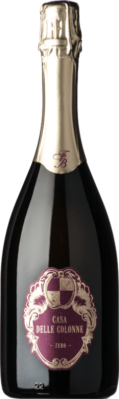 64,95 € Бесплатная доставка | Белое игристое Fratelli Berlucchi Casa delle Colonne Zero Природа Брута D.O.C.G. Franciacorta Ломбардии Италия Chardonnay, Pinot White бутылка 75 cl