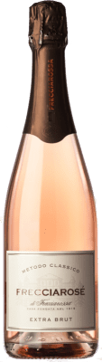 19,95 € Envio grátis | Espumante rosé Frecciarossa Metodo Classico Frecciarosé Extra Brut I.G.T. Lombardia Lombardia Itália Pinot Preto Garrafa 75 cl