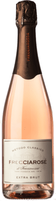 21,95 € Free Shipping | Rosé Sparkling Wine Frecciarossa Frecciarosé Extra Brut Classic I.G.T. Lombardia Lombardia Italy Pinot Noir 75 cl