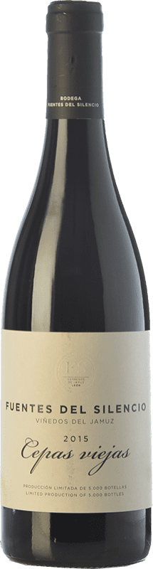 28,95 € 送料無料 | 赤ワイン Fuentes del Silencio Cepas Viejas Crianza — クリアンサ I.G.P. Vino de la Tierra de Castilla y León カスティーリャ・イ・レオン スペイン Garnacha — グルナッシュ, Mencía — メンシア, Prieto Picudo ボトル 75 cl