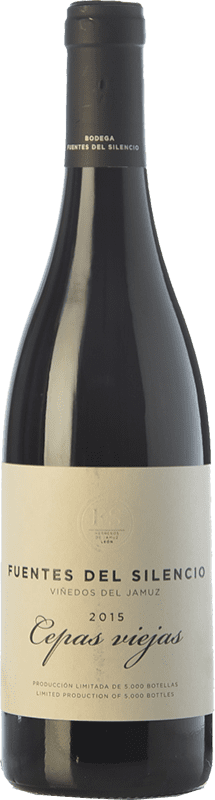 27,95 € Free Shipping | Red wine Fuentes del Silencio Cepas Viejas Aged I.G.P. Vino de la Tierra de Castilla y León Castilla y León Spain Grenache, Mencía, Prieto Picudo Bottle 75 cl