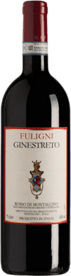 49,95 € Бесплатная доставка | Красное вино Fuligni Ginestreto D.O.C. Rosso di Montalcino Тоскана Италия Sangiovese бутылка 75 cl