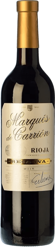 12,95 € Envoi gratuit | Vin rouge García Carrión Marqués de Carrión Réserve D.O.Ca. Rioja La Rioja Espagne Tempranillo, Graciano, Mazuelo Bouteille 75 cl