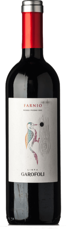 9,95 € Envío gratis | Vino tinto Garofoli Farnio D.O.C. Rosso Piceno Marche Italia Sangiovese, Montepulciano Botella 75 cl