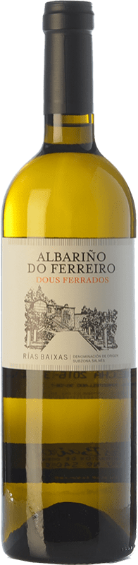 21,95 € Envio grátis | Vinho branco Gerardo Méndez Do Ferreiro Dous Ferrados Barrica Crianza D.O. Rías Baixas Galiza Espanha Albariño Garrafa 75 cl