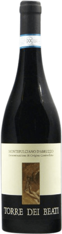 13,95 € Бесплатная доставка | Красное вино Torre dei Beati D.O.C. Montepulciano d'Abruzzo Абруцци Италия Montepulciano бутылка 75 cl