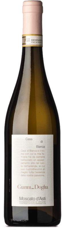 18,95 € 送料無料 | 甘口ワイン Gianni Doglia Casa di Bianca D.O.C.G. Moscato d'Asti ピエモンテ イタリア Muscat ボトル 75 cl