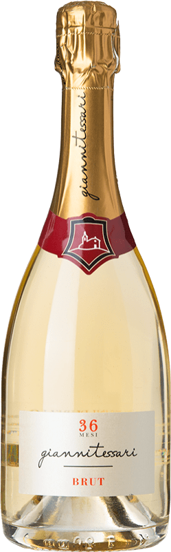 24,95 € 免费送货 | 白起泡酒 Gianni Tessari 36 Mesi 香槟 D.O.C. Monti Lessini 威尼托 意大利 Durella 瓶子 75 cl
