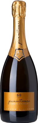 28,95 € Kostenloser Versand | Weißer Sekt Gianni Tessari 60 Mesi Extra Brut D.O.C. Monti Lessini Venetien Italien Durella Flasche 75 cl