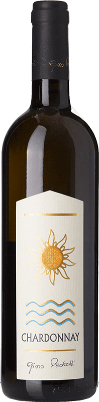 14,95 € Бесплатная доставка | Белое вино Gino Pedrotti D.O.C. Trentino Трентино-Альто-Адидже Италия Chardonnay бутылка 75 cl