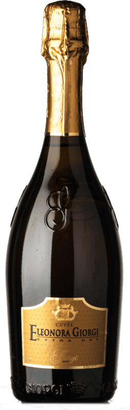 12,95 € Free Shipping | White sparkling Giorgi Extradry Eleonora Extra Dry I.G.T. Lombardia Lombardia Italy Pinot Black Bottle 75 cl