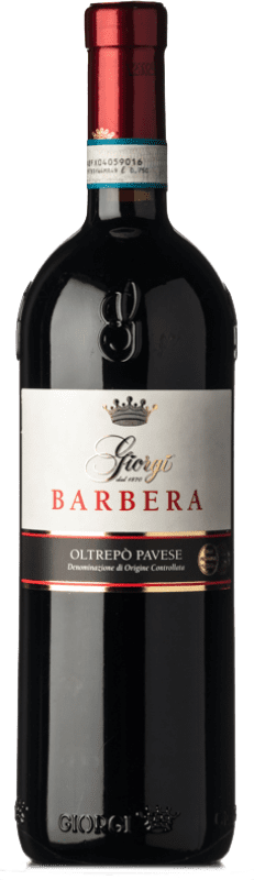 12,95 € Free Shipping | Red sparkling Giorgi Frizzante D.O.C. Oltrepò Pavese Lombardia Italy Barbera Bottle 75 cl