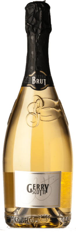 18,95 € Kostenloser Versand | Weißer Sekt Giorgi Metodo Classico Gerry Scotti Extra Brut D.O.C.G. Oltrepò Pavese Metodo Classico Lombardei Italien Spätburgunder, Chardonnay Flasche 75 cl