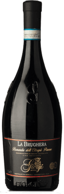 14,95 € Envío gratis | Espumoso Tinto Giorgi La Brughera Amabile — Semidulce Frizzante — Espumoso de Aguja D.O.C. Oltrepò Pavese Lombardia Italia Bonarda 75 cl