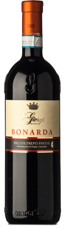 12,95 € 免费送货 | 红汽酒 Giorgi Bonarda Frizzante Amabile D.O.C. Oltrepò Pavese 伦巴第 意大利 Bonarda 瓶子 75 cl