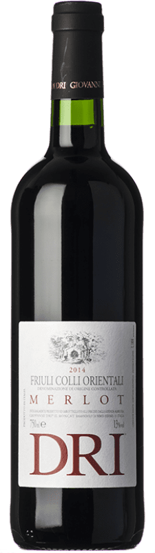 14,95 € Бесплатная доставка | Красное вино Dri Il Roncat D.O.C. Colli Orientali del Friuli Фриули-Венеция-Джулия Италия Merlot бутылка 75 cl
