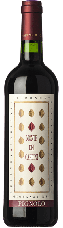 21,95 € Spedizione Gratuita | Vino rosso Dri Il Roncat Monte dei Carpini D.O.C. Colli Orientali del Friuli Friuli-Venezia Giulia Italia Pignolo Bottiglia 75 cl