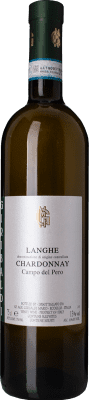 18,95 € Spedizione Gratuita | Vino bianco Azienda Giribaldi Campo del Pero D.O.C. Langhe Piemonte Italia Chardonnay Bottiglia 75 cl