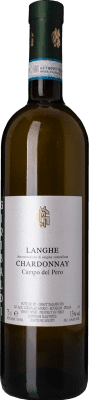 18,95 € Kostenloser Versand | Weißwein Azienda Giribaldi Campo del Pero D.O.C. Langhe Piemont Italien Chardonnay 75 cl