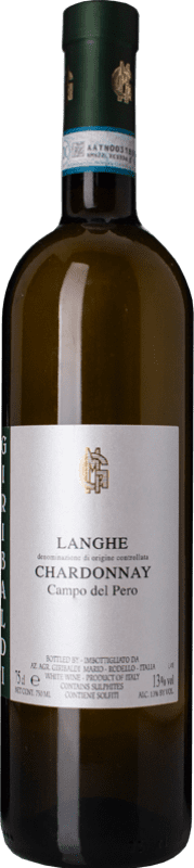 18,95 € 免费送货 | 白酒 Azienda Giribaldi Campo del Pero D.O.C. Langhe 皮埃蒙特 意大利 Chardonnay 瓶子 75 cl