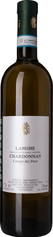 18,95 € Бесплатная доставка | Белое вино Azienda Giribaldi Campo del Pero D.O.C. Langhe Пьемонте Италия Chardonnay — Шардоне 75 cl