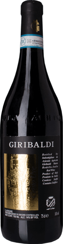 66,95 € Kostenloser Versand | Rotwein Azienda Giribaldi Cento Uve D.O.C. Langhe Piemont Italien Nebbiolo 75 cl