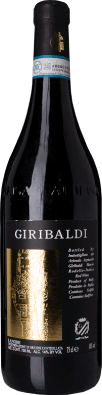63,95 € Kostenloser Versand | Rotwein Azienda Giribaldi Rosso Cento Uve D.O.C. Langhe Piemont Italien Nebbiolo Flasche 75 cl