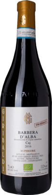12,95 € Free Shipping | Red wine Azienda Giribaldi Caj Superiore D.O.C. Barbera d'Alba Piemonte Italy Barbera Bottle 75 cl