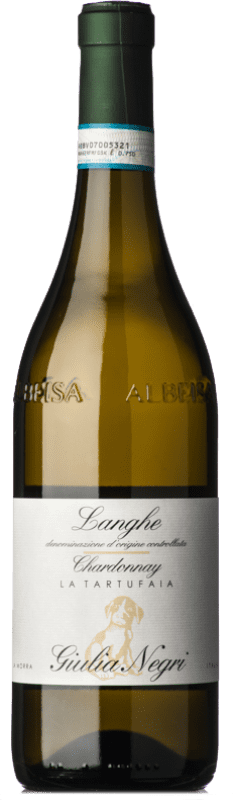 35,95 € Free Shipping | White wine Giulia Negri Serradenari La Tartufaia D.O.C. Langhe Piemonte Italy Chardonnay Bottle 75 cl