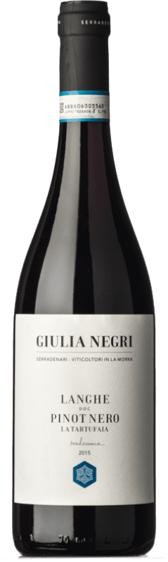 35,95 € 免费送货 | 红酒 Giulia Negri Serradenari La Tartufaia D.O.C. Langhe 皮埃蒙特 意大利 Pinot Black 瓶子 75 cl