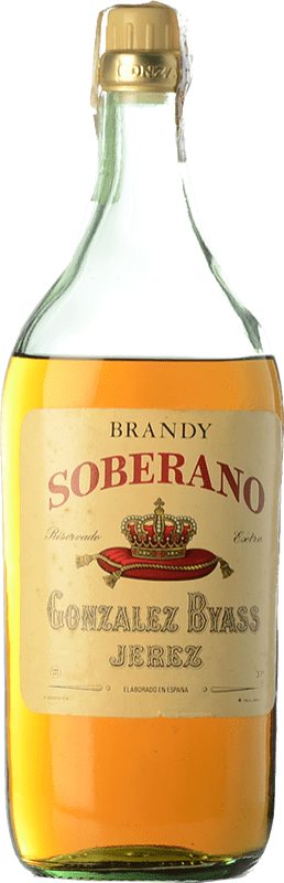 22,95 € Envio grátis | Brandy Conhaque González Byass Soberano D.O. Manzanilla-Sanlúcar de Barrameda Sanlúcar de Barrameda Espanha Garrafa 70 cl