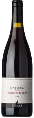 63,95 € Free Shipping | Red wine Graci Rosso Feudo di Mezzo D.O.C. Etna Sicily Italy Nerello Mascalese, Nerello Cappuccio Bottle 75 cl