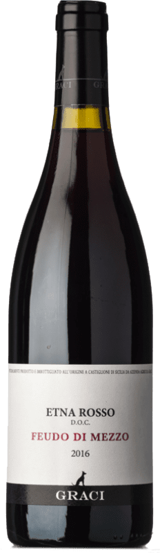 63,95 € 免费送货 | 红酒 Graci Rosso Feudo di Mezzo D.O.C. Etna 西西里岛 意大利 Nerello Mascalese, Nerello Cappuccio 瓶子 75 cl