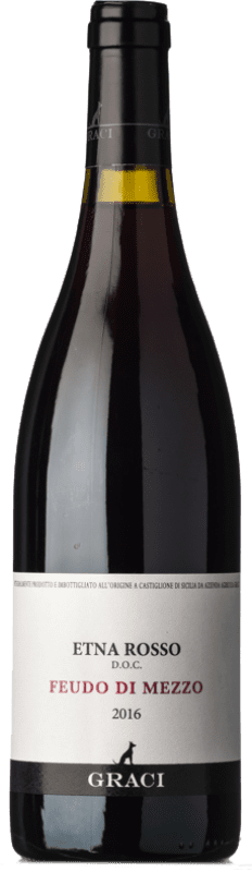 57,95 € Envío gratis | Vino Tinto Graci Feudo di Mezzo D.O.C. Etna Sicilia Italia Nerello Botella 75 cl