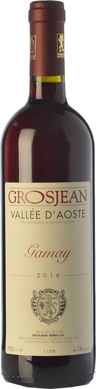 19,95 € Бесплатная доставка | Красное вино Grosjean D.O.C. Valle d'Aosta Валле д'Аоста Италия Gamay бутылка 75 cl