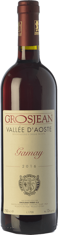 14,95 € Kostenloser Versand | Rotwein Grosjean D.O.C. Valle d'Aosta Valle d'Aosta Italien Gamay 75 cl