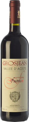 28,95 € Free Shipping | Red wine Grosjean D.O.C. Valle d'Aosta Valle d'Aosta Italy Fumin Bottle 75 cl