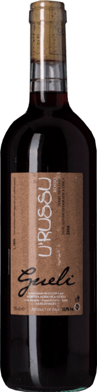 15,95 € Free Shipping | Red wine Gueli U' Russu I.G.T. Terre Siciliane Sicily Italy Nero d'Avola Bottle 75 cl