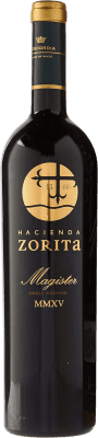 42,95 € Бесплатная доставка | Красное вино Hacienda Zorita Magister Резерв I.G.P. Vino de la Tierra de Castilla y León Кастилия-Леон Испания Tempranillo, Merlot, Syrah бутылка 75 cl