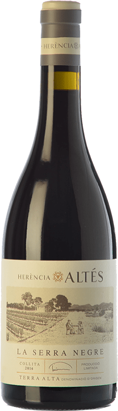 32,95 € Free Shipping | Red wine Herència Altés La Serra Negre Oak D.O. Terra Alta Catalonia Spain Grenache Bottle 75 cl